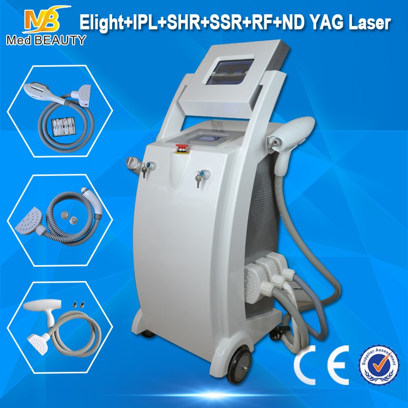 Elight High Energy IPL Beauty Equipment Nd Yag Laser Ipl RF Shr Hair Removal Machine