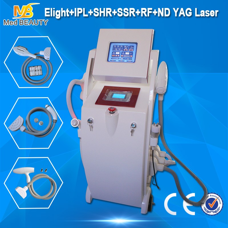 Elight High Energy IPL Beauty Equipment Nd Yag Laser Ipl RF Shr Hair Removal Machine