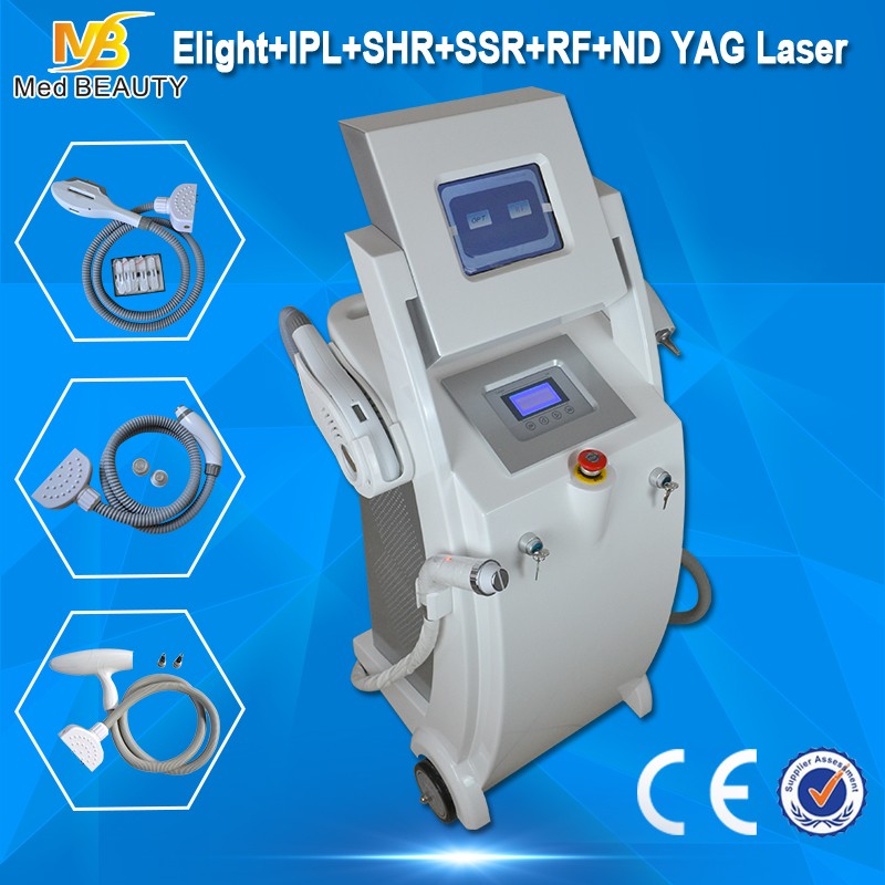 Elight High Energy IPL Beauty Equipment Nd Yag Laser Ipl RF Shr Hair Removal Machine