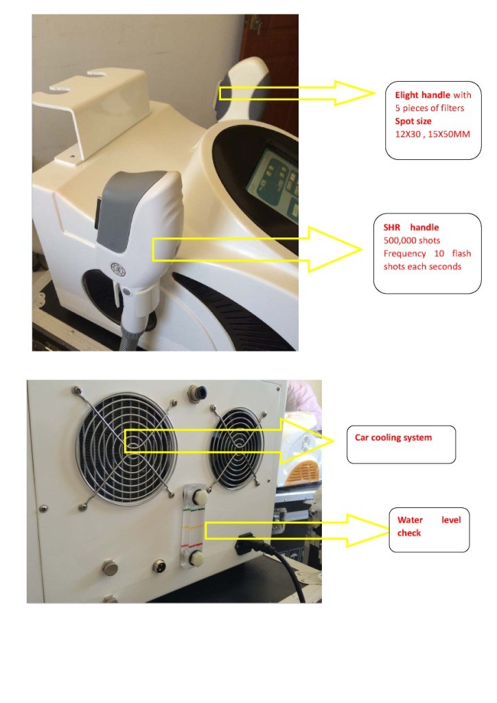 Powerful 2 In 1 Ipl Rf Machine / Ipl Laser Permanent Hair Removal Machine