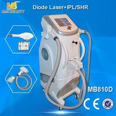 Chiny Pain Free Shr + Ipl + Rf Semiconductor Laser Hair Removing Machine White Color dostawca