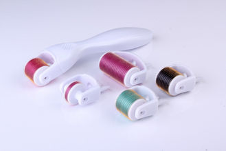 Chiny LED 540 Needles Derma Rolling System , Golden Titanium Alloy Needle Derma Skin Roller dostawca